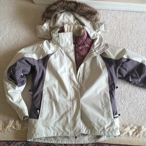 Eastern Mountain Sports winter coat with hood